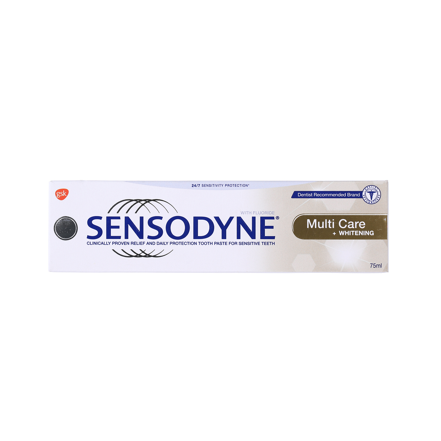 Multi Tech Toothpaste Sensodyne Toothpaste Multicare + Whitening 75ml | Sharjah Co-operative ...