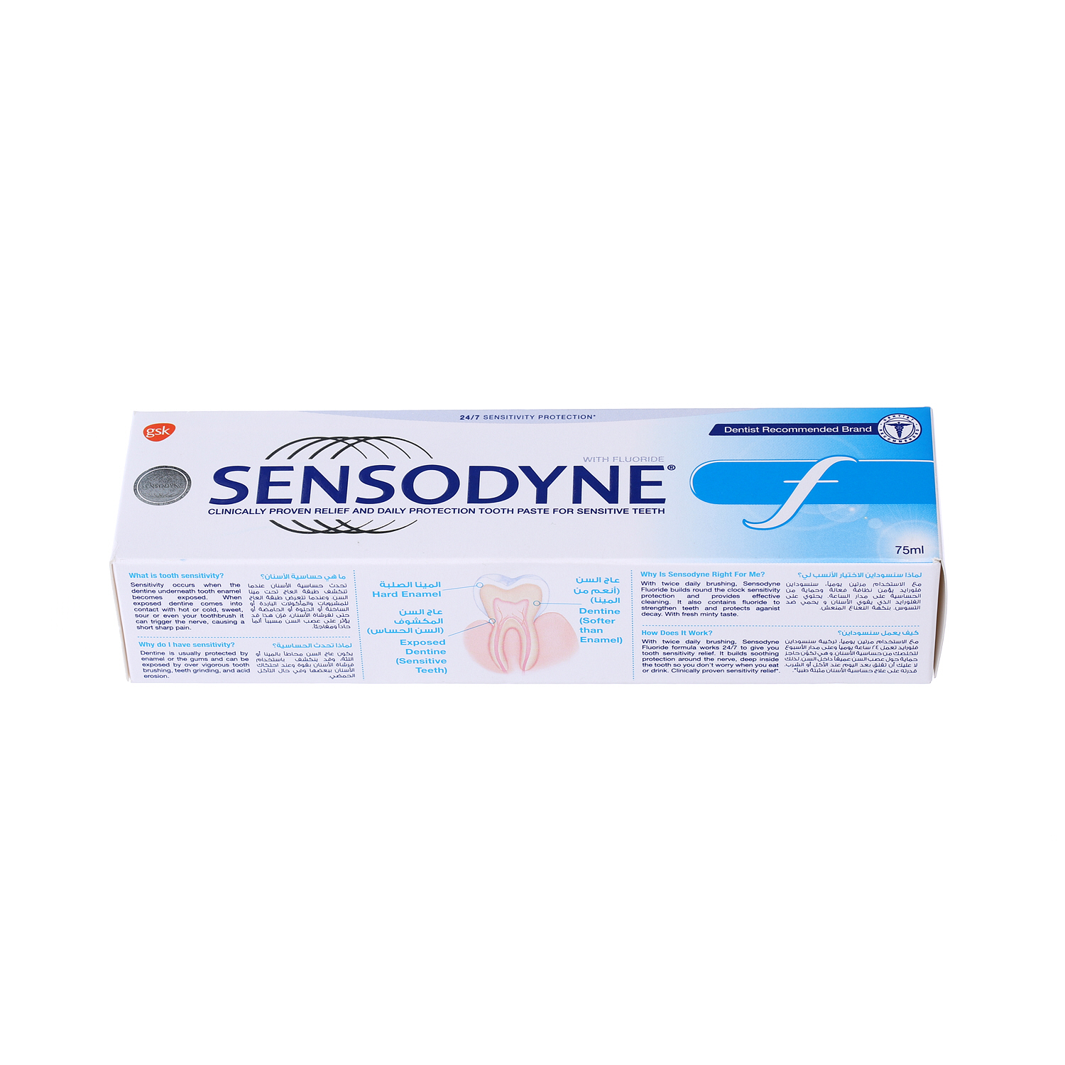 Sensodyne Toothpaste Fluoride 75ml