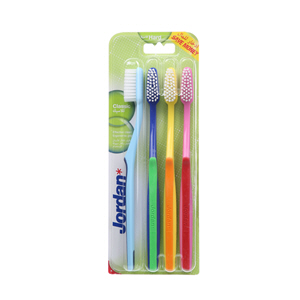 Jordan Tooth Brushes Hard 4 Pieces