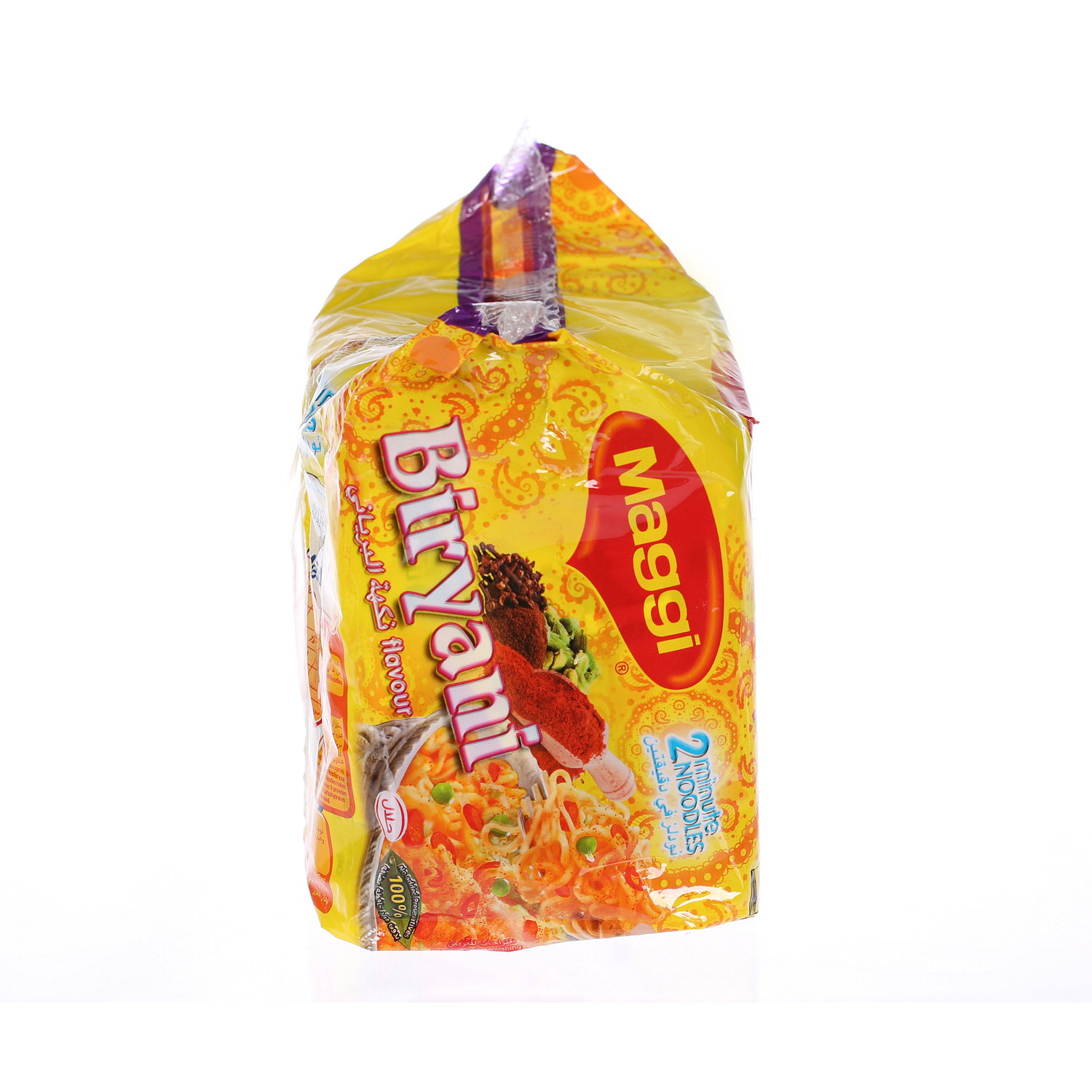 Maggi 2 Minute Noodles Biryani Flavor 77gm × 5'S