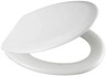 ABBASALI HEAVY DUTY TOILET SEAT COVER WHITE ABBASALI HEAVY DUTY TOILET SEAT COVER WHITE
