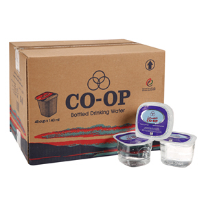 Co-Op Water Cups 48 x 140 ml