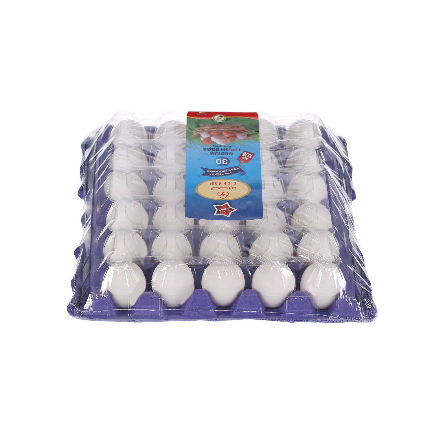 Coop Fresh Egg Medium Size White 30'S