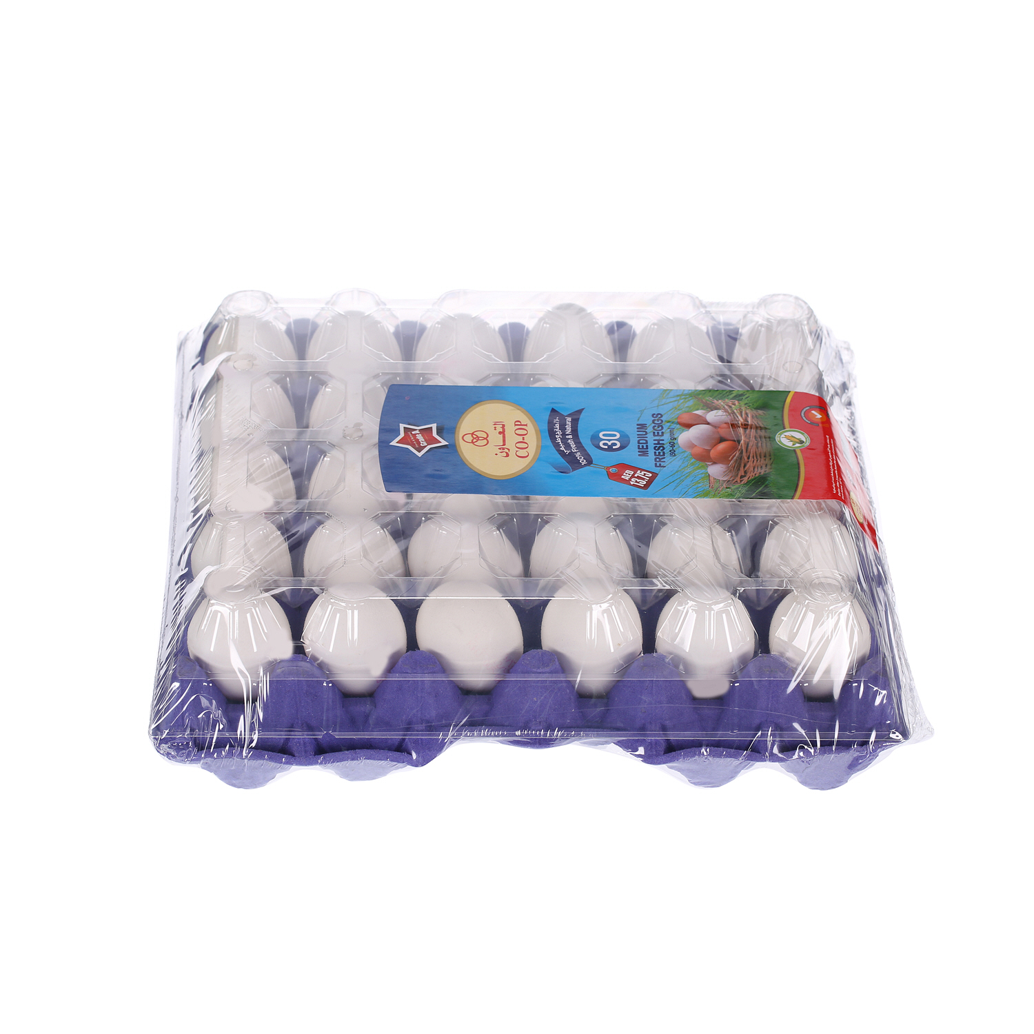 Coop Fresh Egg Medium Size White 30'S