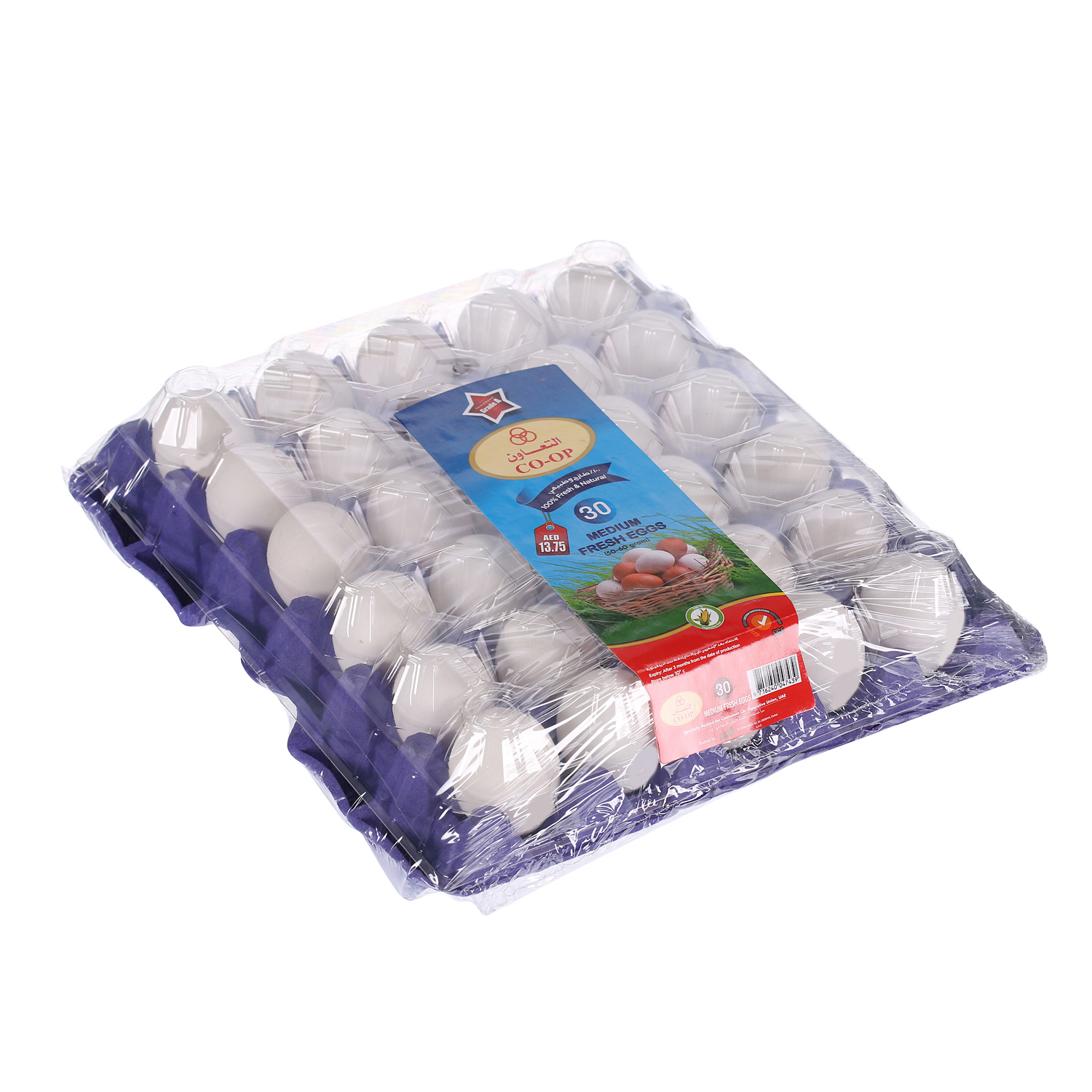 Coop Fresh Egg Medium Size White 30'S