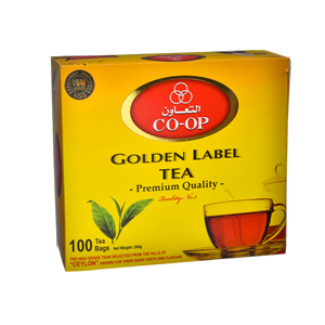 Coop Golden Label Tea 100 Bags