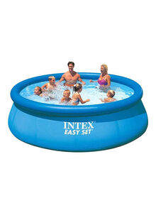 INTEX Superior Strength And Longer Durability Easy Swimming Pool Set For Kids 366x76cm