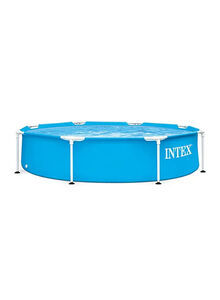 INTEX 8Ft x 20In Metal Frame Pool 25.45x17.49x94.78cm