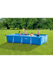 INTEX Superior Strength And Longer Durability Sturdy Frame Swimming Pool For Kids 450x220x84cm