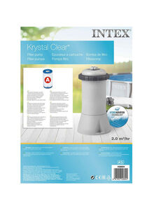 INTEX Cartridge Filter Pump 10.62x10.62x15inch