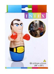 INTEX 3D Inflatable Wrestler Blow Up Bop Bag 91 x 51cm