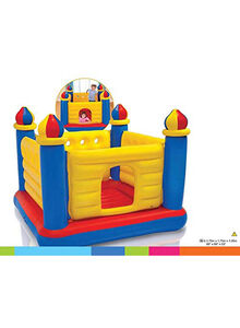 INTEX Portable Foldable Inflatable Compact Indoor Outdoor Jump-O-Lene Castle Bouncer 175x175x135cm