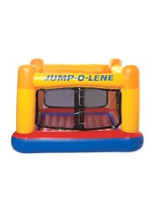 INTEX Portable Foldable Inflatable Compact Indoor Outdoor Jump-O-Lene Bouncer 174x174x112cm