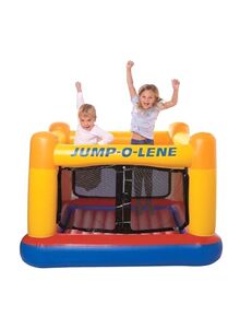 INTEX Portable Foldable Inflatable Compact Indoor Outdoor Jump-O-Lene Bouncer 174x174x112cm