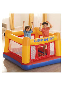 INTEX Jump-O-Lene Inflatable Bouncer Play House 1.74x1.74x1.12meter