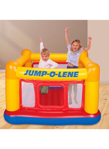 INTEX Jump-O-Lene Inflatable Bouncer Play House 1.74x1.74x1.12meter