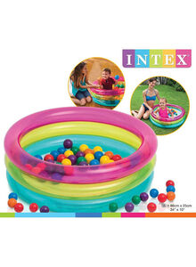 INTEX Classic 3-Ring Baby Ball Pit 35.62x15.27x30.53cm