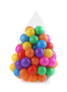 Generic 100-Piece Smooth Edges And Germ Free Design Vibrant Colors Pool Ball Set 31.4x29x18cm