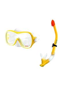 INTEX Aqua Pro Swimming Goggles With Snorkel 50 x 9cm