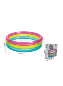 INTEX 3-Rings Rainbow Baby Pool 86x25cm