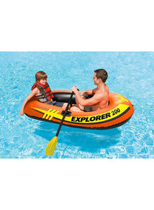 INTEX Explorer 200 Boat Set 30.53x9.22x47.71cm