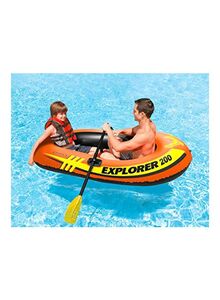 INTEX Explorer 200 2-Person Inflatable Boat Set 40.64x38.86x93.98inch