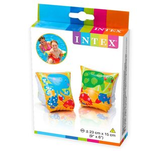 INTEX Pair Of Inflatable Swimming Arm Band Assorted 23 x 15centimeter
