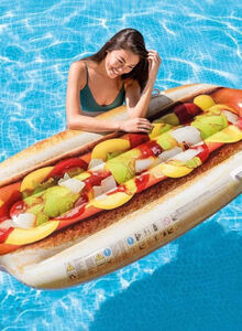 INTEX Hot Dog Shaped Pool Float 68x30x8inch