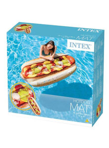 INTEX Hot Dog Shaped Pool Float 68x30x8inch