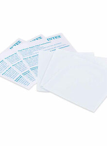 INTEX 6 x Stick On Patches Suitable For Sealing Holes In Portable Vinyl Swimming Pool ‎6.99x6.99x0.1cm