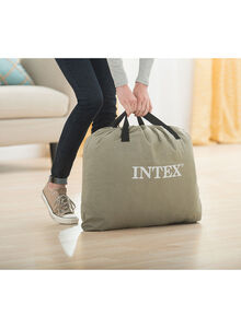 INTEX Queen Dura Beam Basic Series Pillow Rest Raised Bed Multicolour