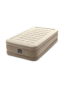 INTEX Dura-Beam Deluxe Series Ultra Plush Airbed With Fiber-Technology PVC Beige 191x99x46cm