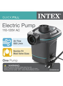 INTEX Quick - Fill AC Electric Pump 14.28x12.38x14.28cm