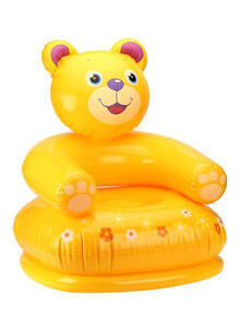 INTEX Air Teddy Bear Shape Attractive Designed Lightweight Inflatable Chair