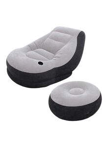 INTEX Ultra Lounge Inflatable Chair With Footrest