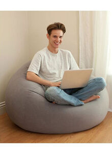 INTEX Beanless Bag Inflatable Chair Grey