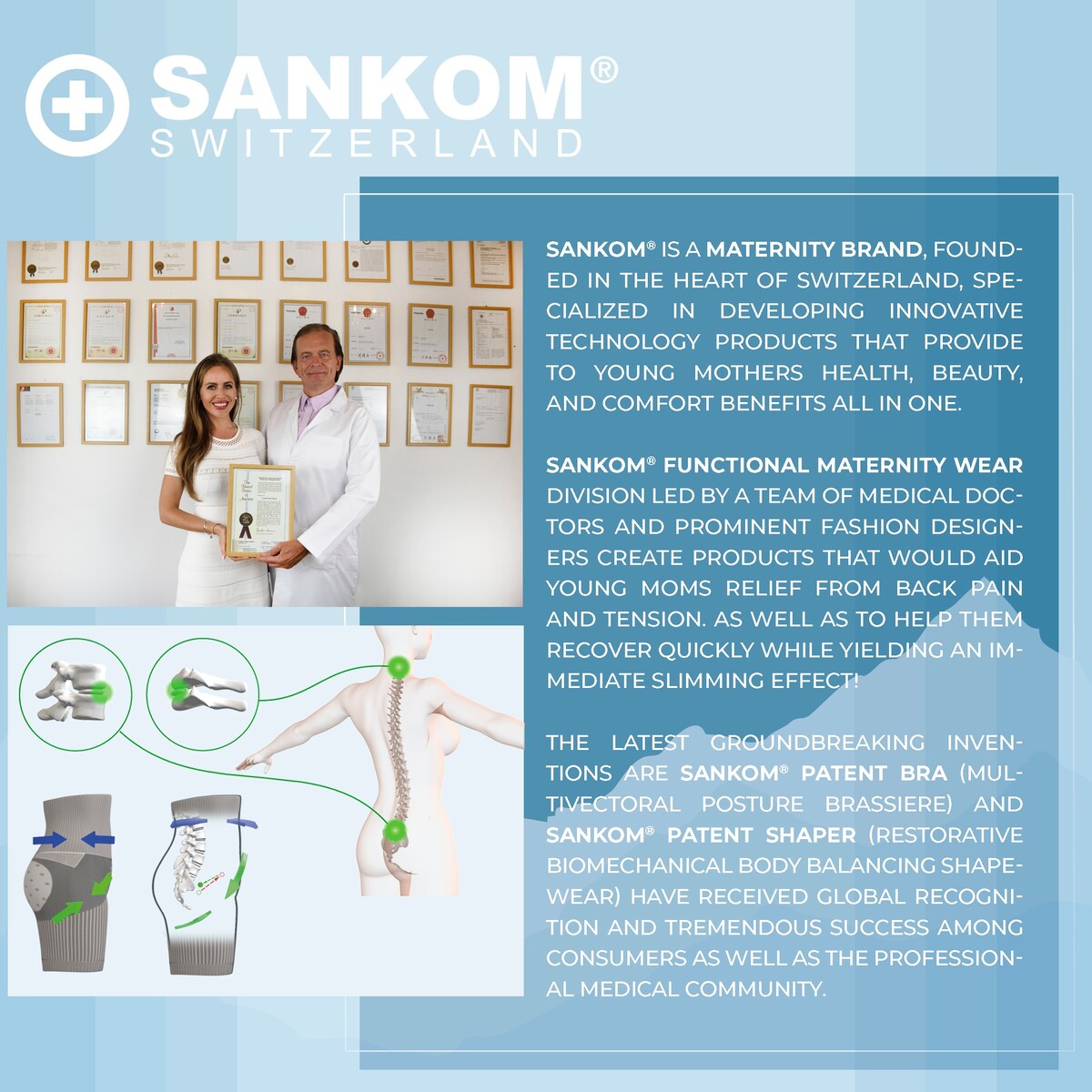 Sankom - Patent Cooling Effect Shaper, Beige S/M