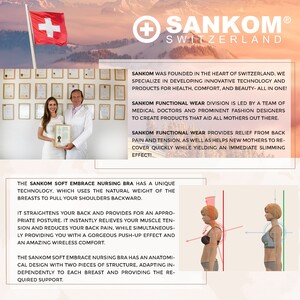 Sankom - Patent Premium Bra With Lace, Ivory M/L