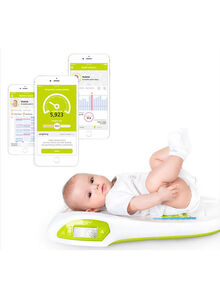 Baby Scales With Stadiometer - Green/White