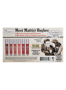 theBalm 6-Piece Meet Matte Hughes Liquid Lipstick Set Multicolour
