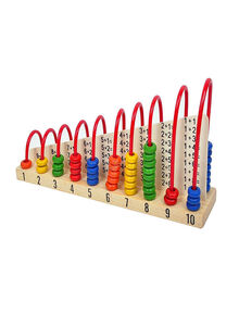 wooden toy series Multi Functional Early Education Learning Abacus Calculation Shelf Toy For Kids