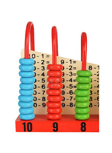 wooden toy series Multi Functional Early Education Learning Abacus Calculation Shelf Toy For Kids