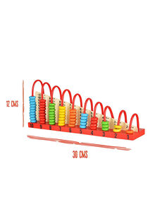 wooden toy series Multi Functional Early Education Learning Abacus Calculation Shelf Toy For Kids