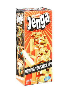 Hasbro 54-Piece Classic Jenga Game Set A2120 6+ Years