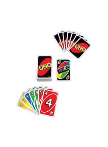 MATTEL 108-Piece Get Wild Uno Card Game
