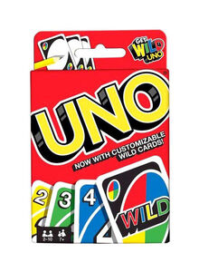 MATTEL 108-Piece Get Wild Uno Card Game