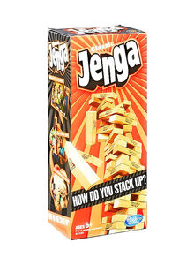 Hasbro 54-Piece Classic Jenga Stacking Block Set 9.84 x 3.94 x 5.91 inchesinch
