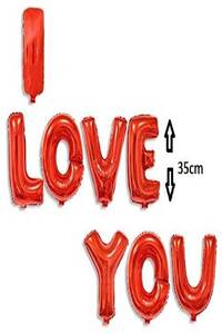 Generic I Love You Letter Balloon Set