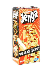 Hasbro 54-Piece Classic Jenga Stacking Block Kit A2120 9.84 x 3.94 x 5.91 inchesinch