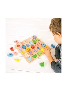 Toyshine Wooden English Small Letters Puzzle Toy